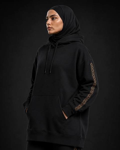 Oversized Hoodie — modest longline performance hoodie