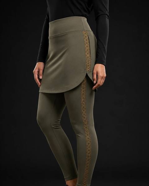 Skort — modest skirt over legging