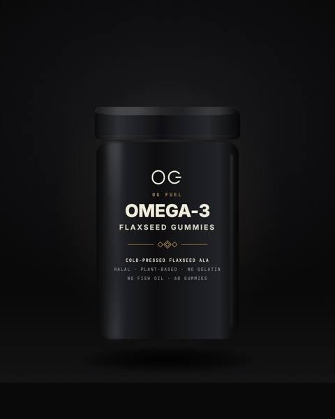 0G Fuel Omega-3 Flaxseed Gummies — plant-based ALA, no fish oil